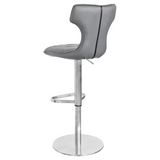 Febland Ava Bar Stool Adjustable Faux Leather FW1095