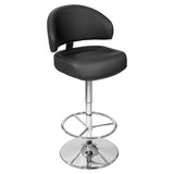 Febland Casino Bar Stool Adjustable Faux Leather FU287