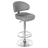 Febland Casino Bar Stool Adjustable Faux Leather FU287