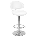 Febland Casino Bar Stool Adjustable Faux Leather FU287