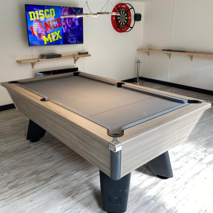 Cry Wolf Slate Bed Indoor Pool Table - Driftwood - 6ft & 7ft - Home Games Room