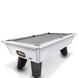 Cry Wolf Slate Bed Indoor Pool Table - White - 6ft & 7ft - Home Games Room