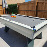 Cry Wolf Slate Bed Outdoor Pool Table - White - 6ft & 7ft - Home Games Room