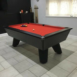 Cry Wolf Slate Bed Indoor Pool Table - Black - 6ft & 7ft - Home Games Room