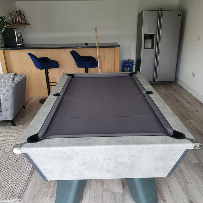 Cry Wolf Slate Bed Indoor Pool Table - Urban Grey - 6ft & 7ft - Home Games Room