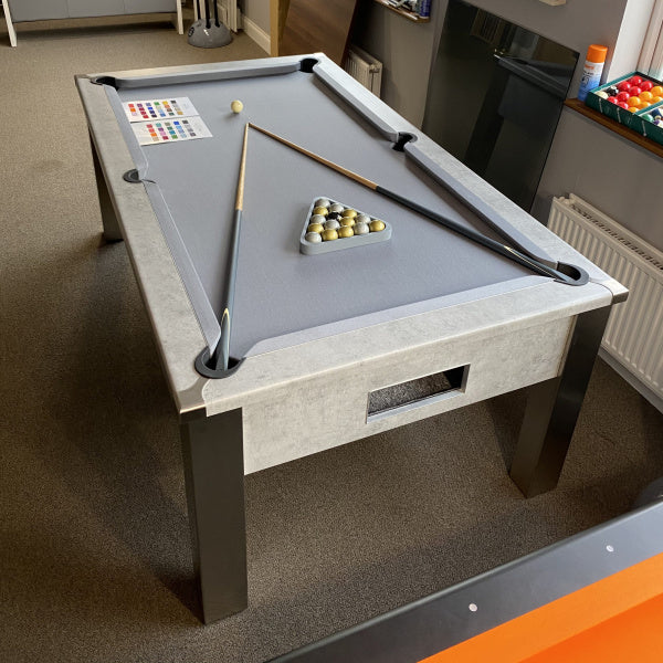 FMF | Spirit Tournament Slate Bed Pool Table | Chicago Concrete