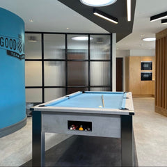 FMF | Spirit Tournament Slate Bed Pool Table | Chromix Silver