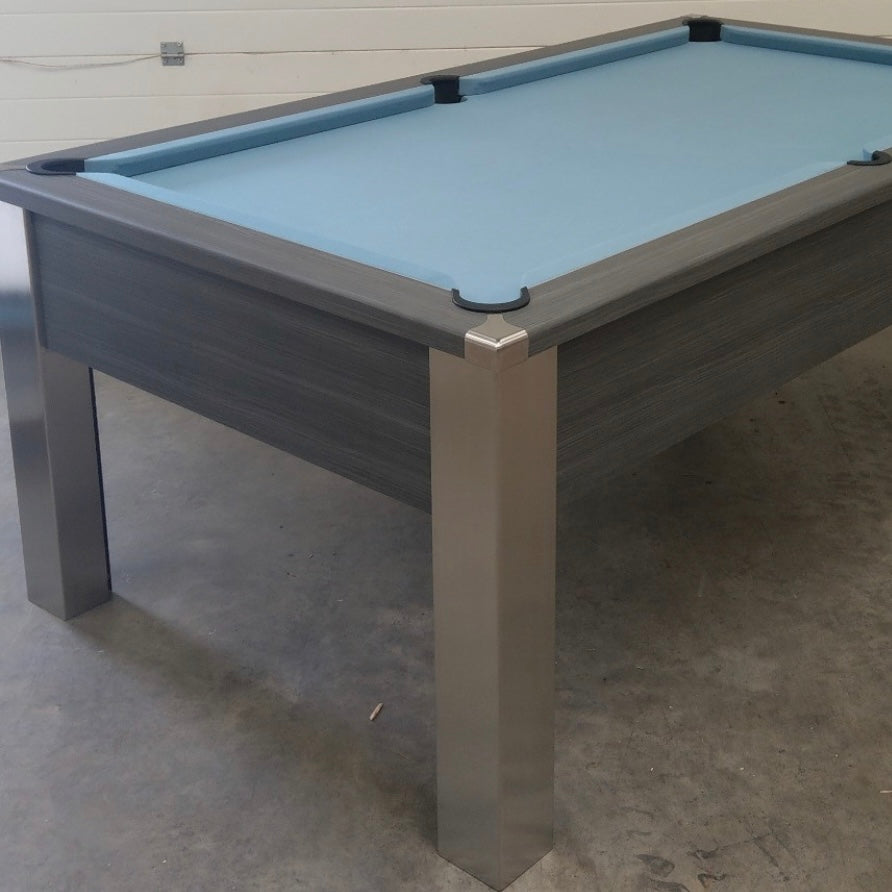 FMF | Spirit Tournament Slate Bed Pool Table | Metallic Graphite Grey