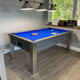 FMF | Spirit Tournament Slate Bed Pool Table | Metallic Graphite Grey