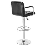 Febland Coco Bar Stool Adjustable Faux Leather FW889