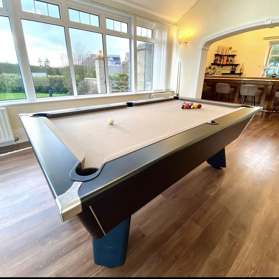 Cry Wolf Slate Bed Indoor Pool Table - Black - 6ft & 7ft - Home Games Room