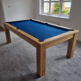 FMF | Elixir Slate Bed Pool Dining Table | Natural Oak | 6ft & 7ft Sizes