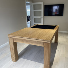 FMF | Elixir Slate Bed Pool Dining Table | Natural Oak