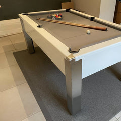 FMF | Spirit Tournament Slate Bed Pool Table | White