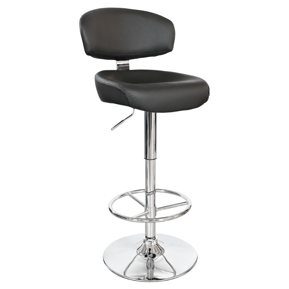 Febland Slimline Casino Barstool Adjustable Faux Leather FW1189